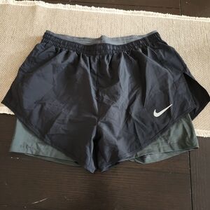 Nike shorts with built-in biker shorts